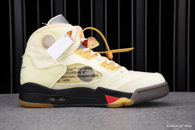 DH8565-100 Jordan 5 Retro Sail OFF-WHITE 0801